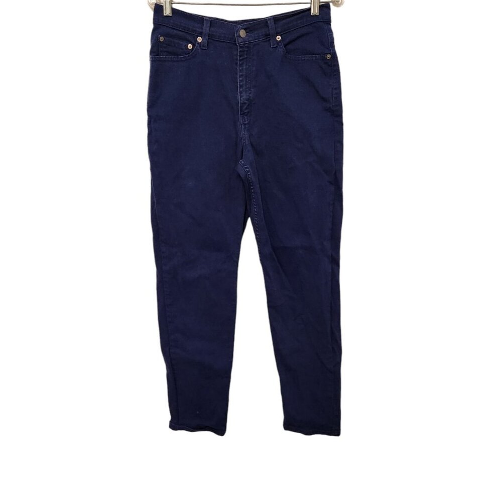 Levis 512 Jeans Vintage‎ Slim Fit Tapered 90s Y2K Blue Indigo Womens 10M 29x30
